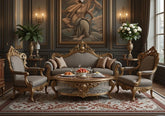 Antique Design Majestic Heirloom Wooden High-Carved Sofa Set