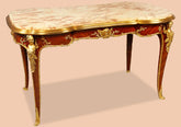 Luxury Carved Antique Bronze Mounted Centre Table