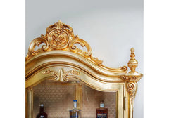 Royal Solid Teak Wood Carving Vitrine