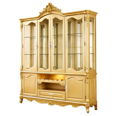 Royal Luxury European-style Solid Teak Vitrine