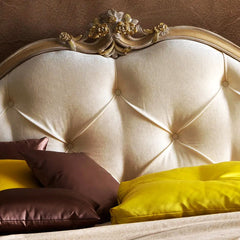 A luxurious bed
