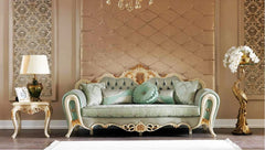 Luxury European Style Living Room Carving Sofa Set