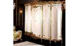 Luxury And Exquisite Glossy Carving Wardrobe