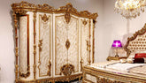 Classic And Royal Hand Carving Wardrobe