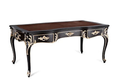 Classic Textured Hand Crafted Wooden Office Table