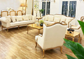 Classical and Luxury Handmade Teakwood Sofa Set