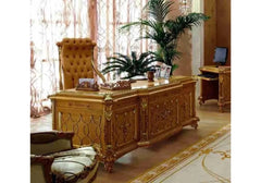 Designer Teak Wooden Hand Crafted Office Desk