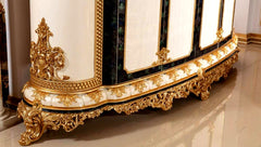 Classic European Style Modern Carving Wardrobe