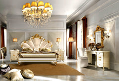 Classic Modern Deep Carving French Style Dressing Table