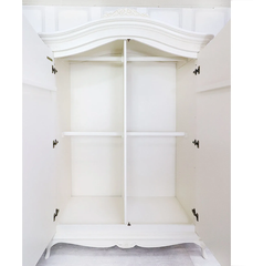 Luxury Minimalist Teak Wood Wardrobe