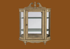 Beige color beautiful handmade vitrine