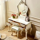 Luxury Modern Glossy French Style Dressing Table