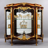 Louis XV Style Gilt-Bronze Mounted Vitrine