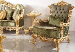 Solid Wood carved Sofa Set With Parga's Classic Look