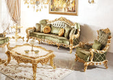 Solid Wood carved Sofa Set With Parga's Classic Look
