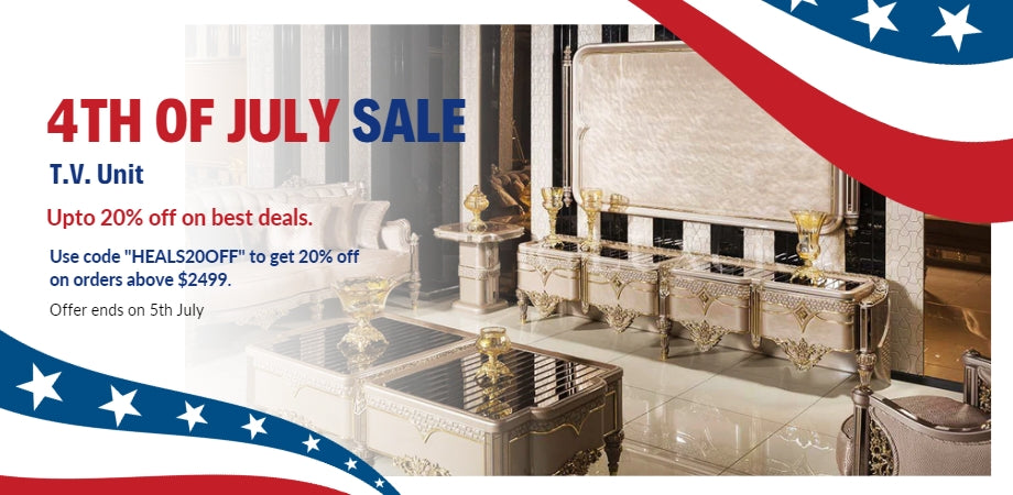 4th of july sale on luxury tv unit