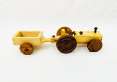 Wooden Tractor Kids Toy