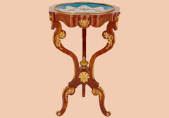 Royal Luxury Antique Teak Wood Side Table