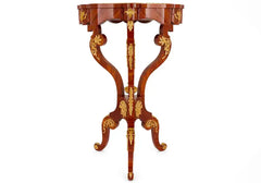 Royal Luxury Antique Teak Wood Side Table