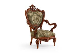 The Heritage Throne Luxurious Carved Armchair