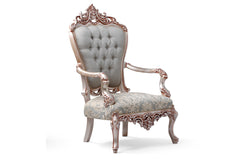 The Regal Sanctuary Plush Luxury Armchair