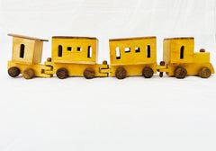 Wooden Boxes Train Push Toy