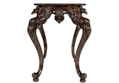Luxury Classic European Style Solid Teak Wood Console Table