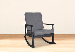 Modern Style Comfortable Teakwood Rocking Chair