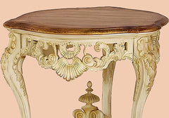 Luxury Classic Royal Teak Wood Side Table