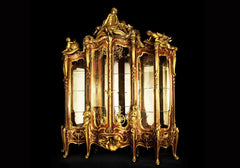 Luxury Sculptural Vitrine Cabinet from the Paris Exposition