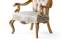 The Opulent Haven Artisan Carved Armchair