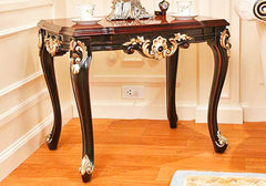 Luxury Carved Solid Teak Wood Side Table