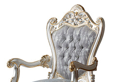 The Silver Majesty Handcrafted Luxury Throne Chair