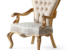 The Opulent Haven Artisan Carved Armchair