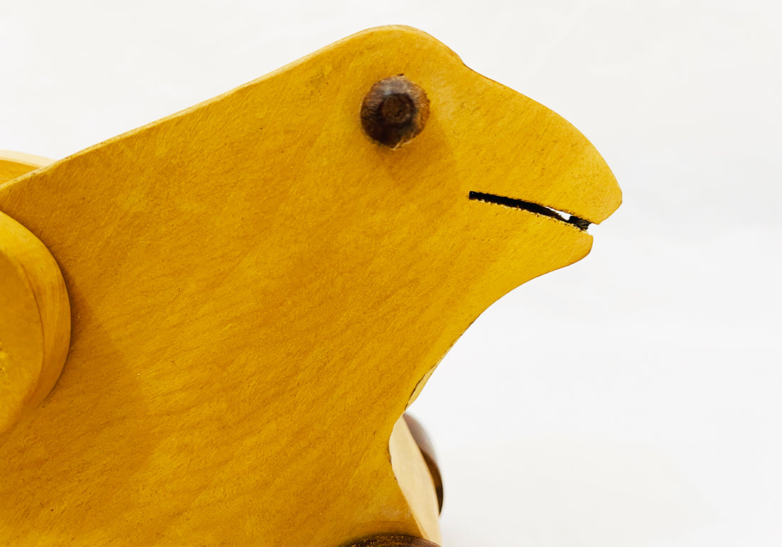 Wooden Frog Kids Toy