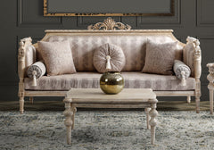 Luxury French Style Wooden Hand Crafted Sofa Set