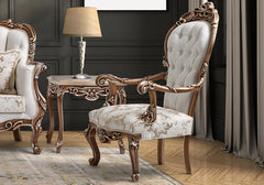 Luxury European Style Wooden Hand Carving Sofa Set