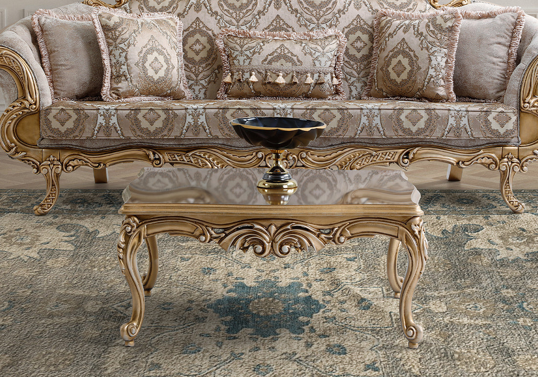 Luxury Antique Wooden Handcrafted Carving Sofa Set