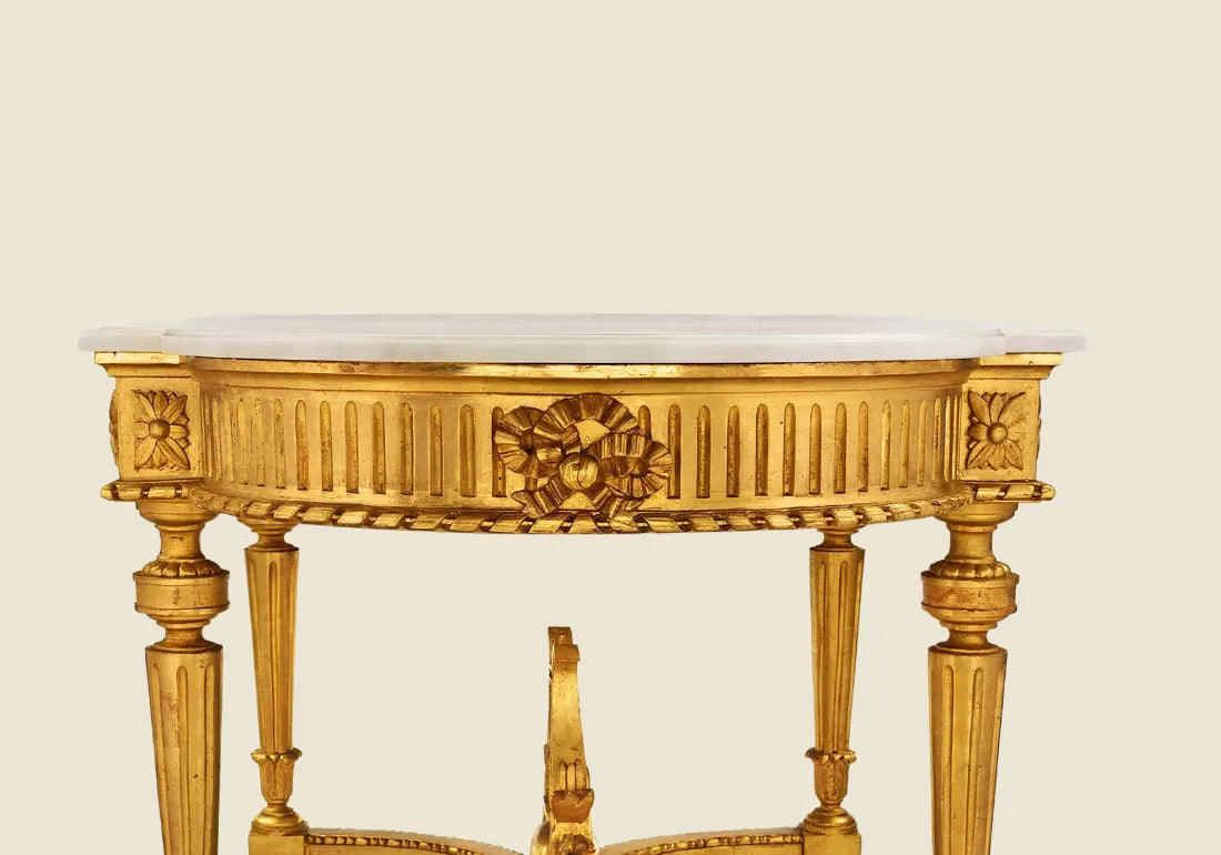 Luxury Royal Solid Teak Wood Carving Side Table