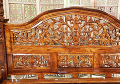 Antique Poster Bed with Honey Teak Wood