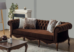 Classic Comfort Wooden Hand Crafted 3 Seater Sofa