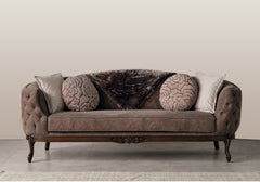 Luxury Premium Handcrafted Wooden 3 Seater Sofa