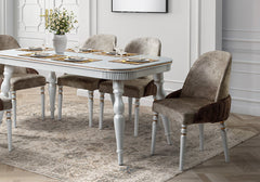 Luxury Artisan Handcrafted Dining Table Set