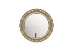 Classic Handcrafted Wooden Mirror with Antique Finish