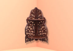 Antique Hand carved Wooden Wall Corner