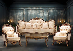 Premium Royal Look Wooden Handcrafted Sofa Set