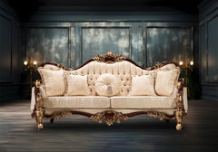 Premium Royal Look Wooden Handcrafted Sofa Set