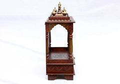 Unique Hand Crafted Teak Wooden Temple