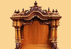 Luxurious European Teak Wooden Temple