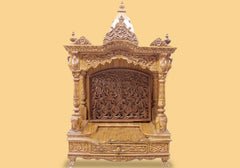 Regal Teak Wooden Hand Crafted Home Temple